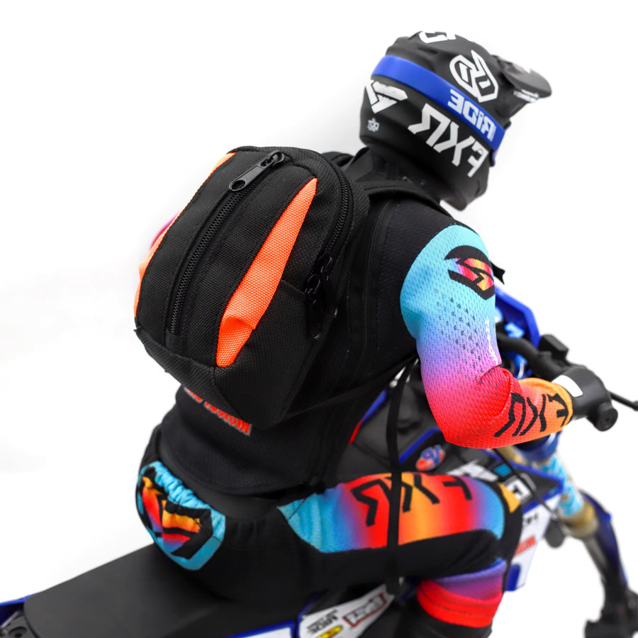 TOPRC Simulation Rucksack Lagerung Tasche Gepäck Tasche Handtasche, LOSI 1/4 Promoto-MX Motorrad Upgrade Teile Zubehör - Bild 5