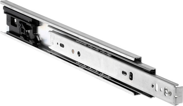 Accuride Kugelkäfigführung Dz3832-Tr Push-to-Open aus verzinktem Stahl in Silber, Länge: 350 mm - Bild 1