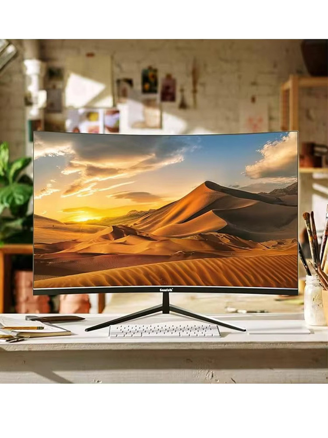 Gawfolk Curved Gaming Monitor 32 Zoll QHD 1440p, 60Hz, 1500R, Schwarz - Bild 5
