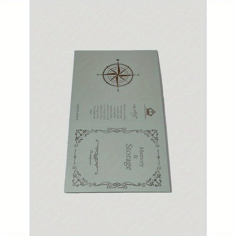 Ambiel Charm Fotoalbum im klassischen europäischen Stil mit Goldfolien-Einband, 100 Blatt, Schwarz - Bild 2