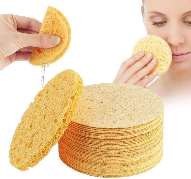30 Stück Komprimierte Gesichtsschwämme zur Make-up Entfernung, Unisex - Bild 1