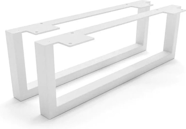 HEVVA Möbelfüße GRAZ 2er Set Weiß, Höhe: 15 cm, Tiefe: 45 cm - Bild 1