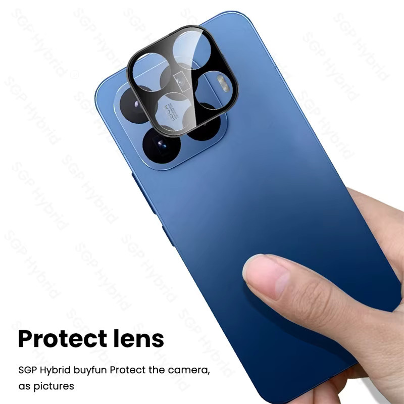 3er-Set Schwarze 3D Gebogene Gehärtete Glas Rückkameraschutzfolien für Xiaomi 17T Pro 5G Objektivschutz - Bild 2