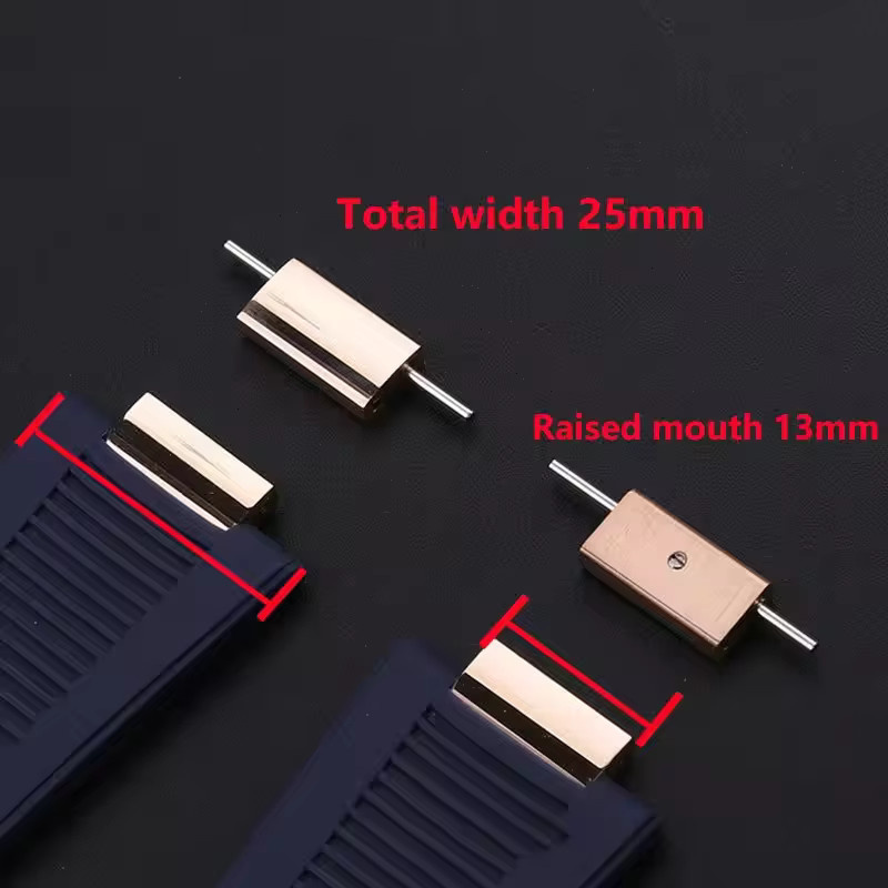 HUANGZHI Herrenarmband-Adapter Stecker Edelstahl, 13 mm - Bild 3