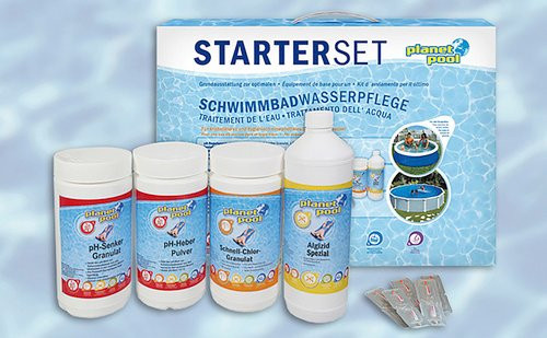 WEKA Poolwasser Pflege-Set DeLuxe zur Wasserpflege und Pool Desinfektion inklusive pH-Wert Regulierung - Bild 2