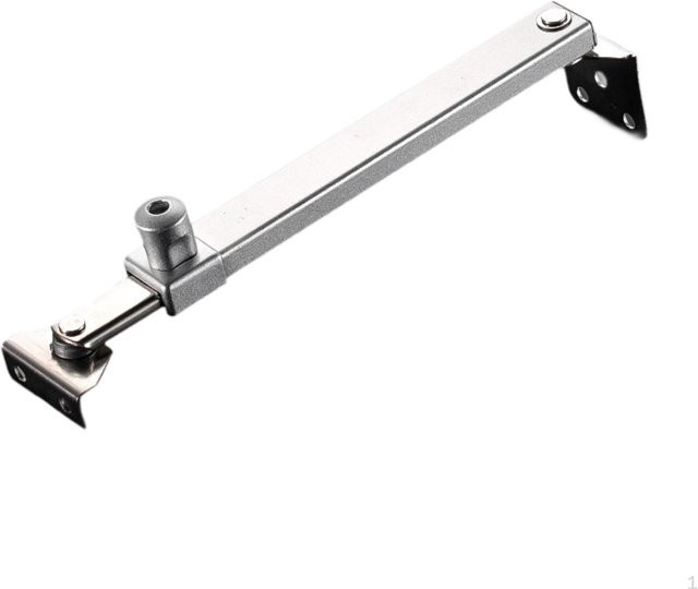 Topmartbuy Flügelfenster-Feststeller aus Edelstahl in Grau/Silber, verstellbarer Fensterstopper Style B - Bild 1