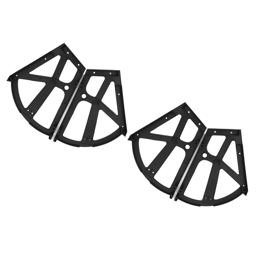 Schuhschrank-Zubehör Set mit Schubladenscharnier und Drehgestell in Schwarz - Bild 4