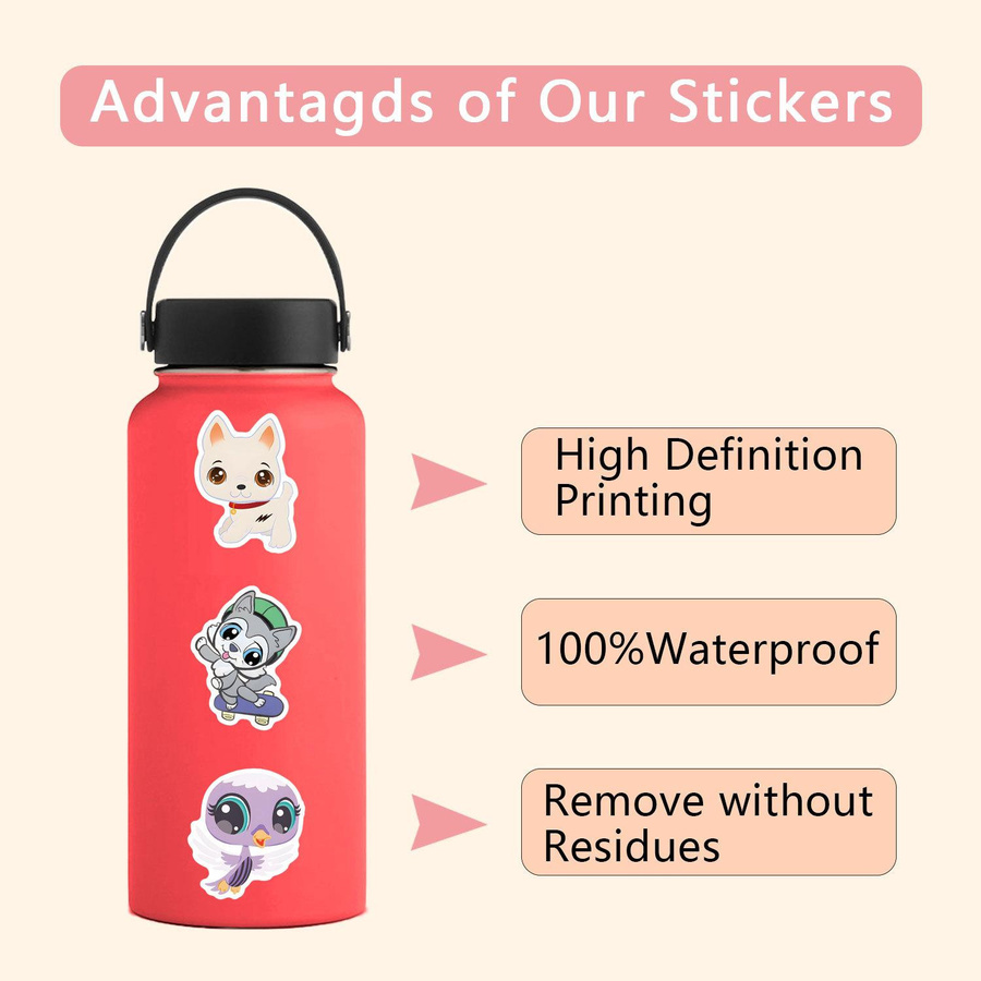 55 Car beautiful stickers wasserdichte Aufkleber multicolor - Bild 2