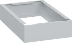 C+P Unterbau aus Stahl auf 100mm Sockel, Farbe Lichtgrau RAL 7035, B/T/H: 50 x 30 x 10 cm - Bild 1