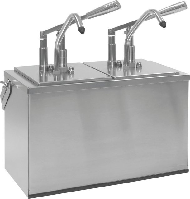 Schneider Hebel Dosierspender Cool Edelstahl Silber B/T/H: 18,5 x 42,5 x 37,5 cm - Bild 1