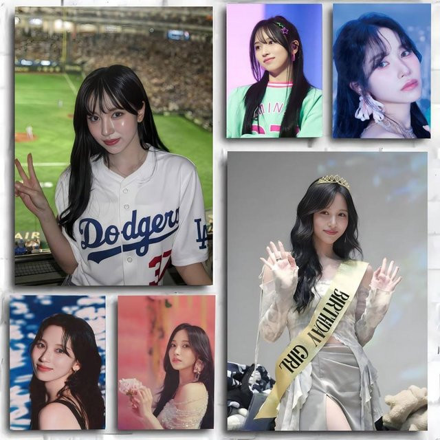 Kayou Kpop Twice Mina Poster Kunstdruck im Anime-Stil, Mehrfarbig, B/H: 10,0 x 15,0 cm - Bild 1
