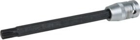 KS Tools 1/2" Bit-Stecknuss für RIBE®-Schrauben, M10, Länge: 165 mm, phosphatiert, grau - Bild 1