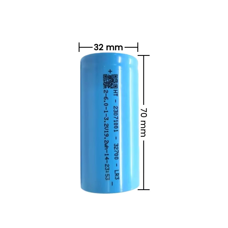 NDNNAS 32700 LiFePO4-Akku 6000mAh 3,2V in Blau mit 5C-Ladeleistung für Solarleuchten und Taschenlampen - Bild 2