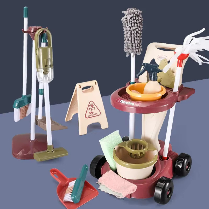 CONUSEA Reinigungswerkzeug Spielzeug Set für Kinder, pädagogisches Rollenspiel Hausarbeit Kit in Mehrfarbig - Bild 2