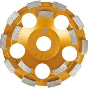 Eibenstock Diamant-Schleifteller für Beton in Gold, Durchmesser: 125 mm - Bild 1