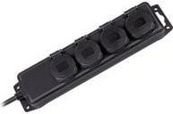 Brennenstuhl Outdoor-Steckdosenleiste 4-fach IP44 Schwarz - Bild 1