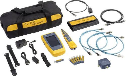 Fluke Networks LIQ-DUO-IE-KIT-H6-EU Industrial Ethernet-Tester für Netzwerk und WiFi 6E in Gelb - Bild 1