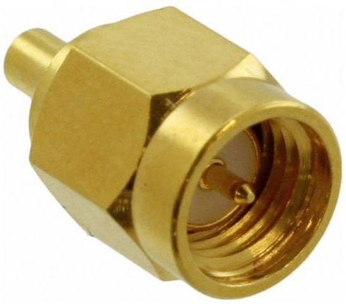 Molex SMA-Steckverbinder Buchse und Stecker 50 Ohm in Gold - Bild 1