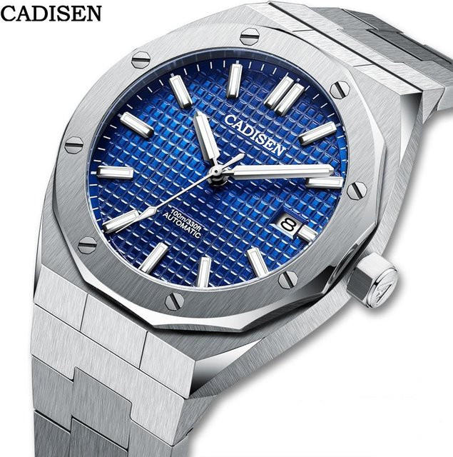 CADISEN Armbanduhr Automatik, Edelstahl, Saphirglas, 42 mm, Herren - Bild 1
