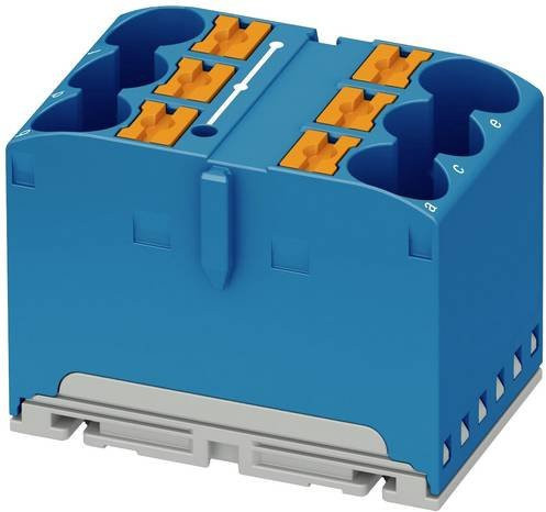 Phoenix Contact 1082388 Verteilerblock Push-Lock-Anschluss Blau - Bild 1