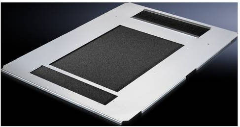 Rittal Bodenblech belüftet DK 5502.330 aus Stahlblech in Grau, B: 80 cm, T: 80 cm - Bild 1