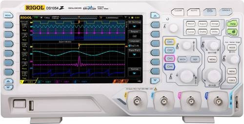 Rigol DS1054Z Digital-Oszilloskop 50MHz 4-Kanal 1 GSa/s 24 Mpts 8 Bit Digital-Speicher in Grau - Bild 1