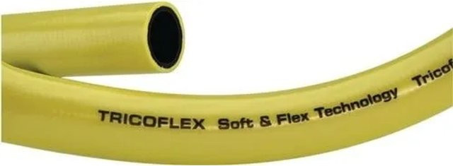 Tricoflex Wasserschlauch Schwarz-Gelb 25 m ID 12,5 mm AD 17,6 mm - Bild 1