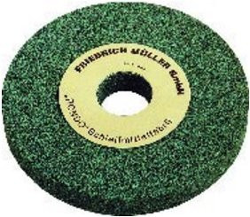Müller Schleifscheibe Silicium-Carbid K80 Grün B: 200 mm, T: 25 mm, H: 51 mm - Bild 1