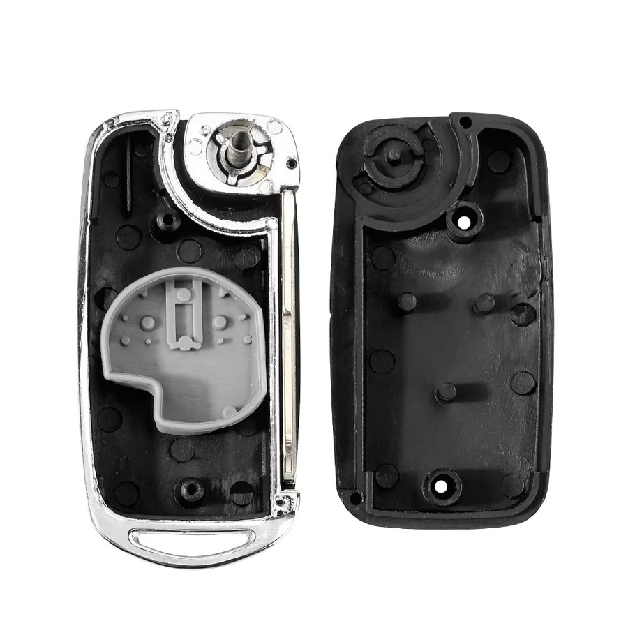 KEYYOU Ersatz Gehäuse für Suzuki Swift Grand Vitara Alto SX4 Flip Schlüssel Shell mit HU133R/TOY43 Klinge in Schwarz - Bild 3