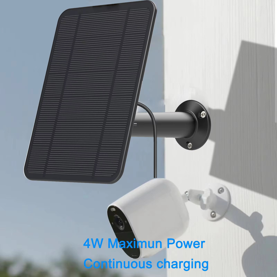 Arlo 4W Solarpanel in Schwarz zum Aufladen für Arlo Essential Spotlight und XL Spotlight mit 4 Meter langem Stromkabel - Bild 4