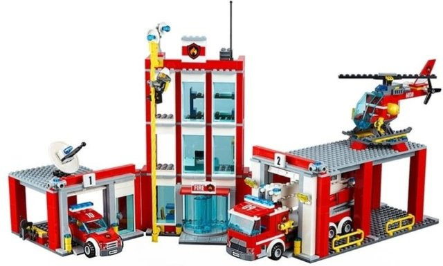 Linyi toy Stadtgebiet Feuerwehr, Fahrzeuge, ab 14 Jahren - Bild 1