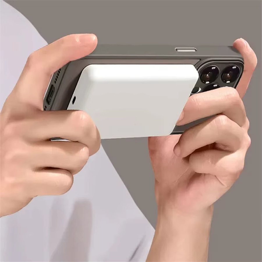 MagSafe Kamera-Hartschale für iPhone 11 bis iPhone 17 Air Pro Max mit externem Objektivschutz, transparent grau - Bild 3