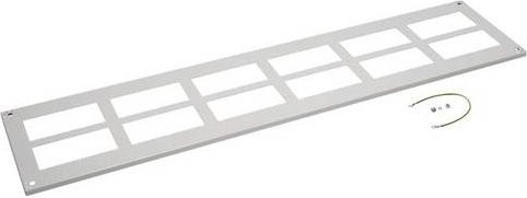 Hager Verschlussplatte FZ896D aus Stahl in Grau, B: 1600 mm, H: 20 mm - Bild 1