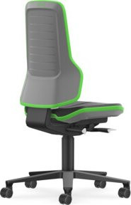 Bimos Arbeitsdrehstuhl Neon Skintec Flexband grün mit Sitztiefenverstellung und Gewichtsregulierung - Bild 1