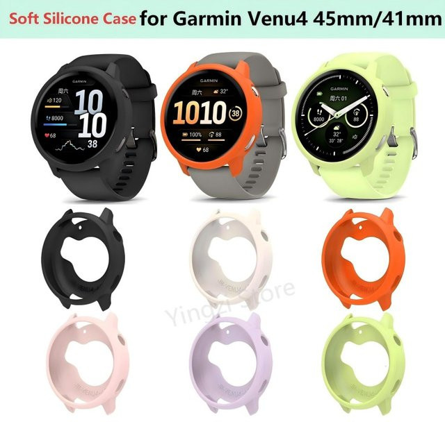 Garmin Schutzhülle Silikon, green, Garmin Venu 4 45mm 41mm - Bild 1