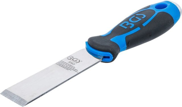 BGS Rostfreier Schaber mit schwerem 2-Komponenten-Gummigriff und Loch - Bild 2