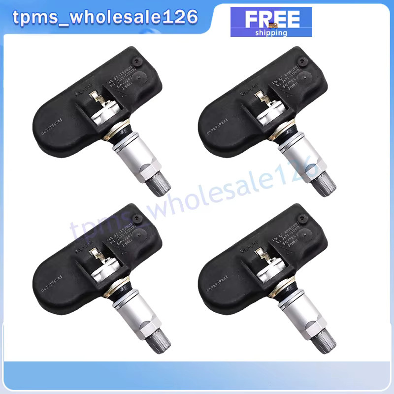 GANGLE Reifendruckkontrollsensor Set 4 Stück für Chrysler Town & Country und Dodge Grand Caravan 2010-2014, 434 MHz, Farbe: Schwarz - Bild 2