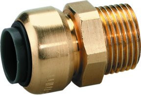 Schneider Electric GES-Steckverbinder STV-GES28-G1a aus Messing in Gold - Bild 1