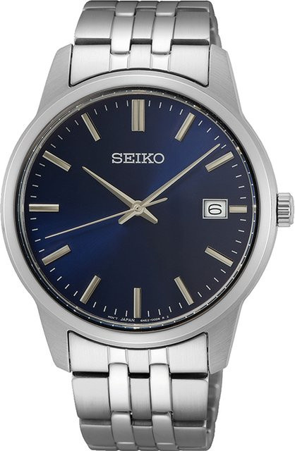 Seiko Armbanduhr, Quarz, Edelstahl, Silber, 40 mm, Herren - Bild 1