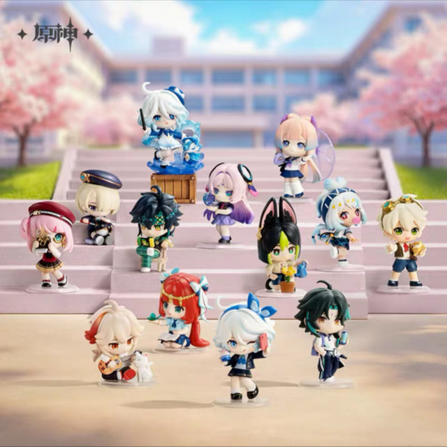 POPMART Genshin Impact Academy's Light & Shadow Poetry Series Blind Box, Puppe, Anime Figur - Bild 1