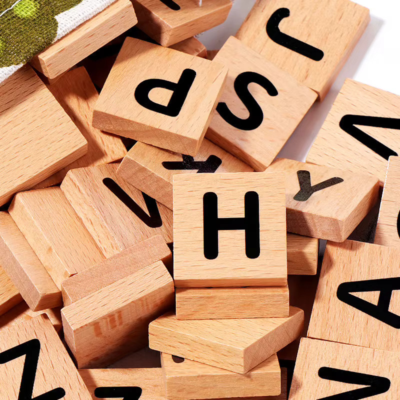 BizyKoady Holz Rechtschreibung Wort Spiele, Puzzle, ab 3 Jahre - Bild 2