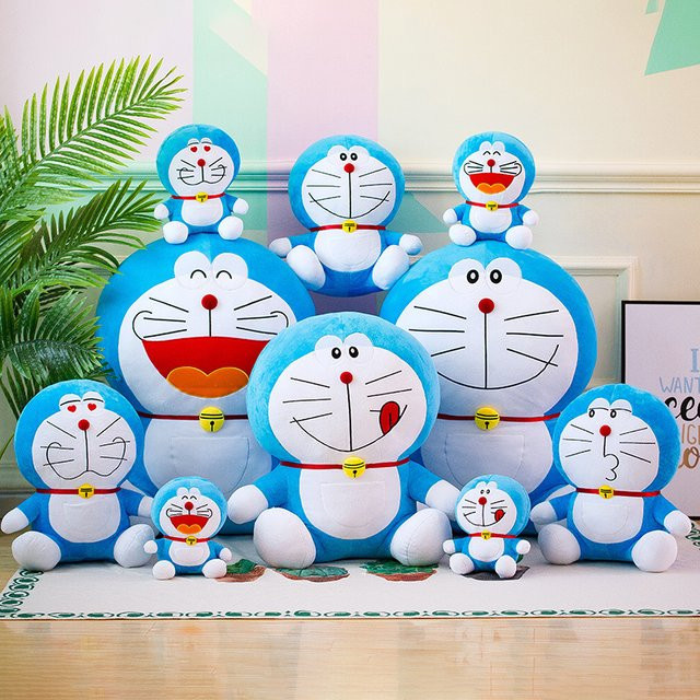 Bandai Doraemon Plüsch Puppe, Tiere, Blau - Bild 1