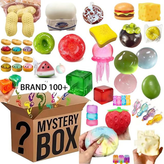 Modimo Squishy Mystery Spielzeug, 100+ Stück, Sensorisches Fidget Spielzeug - Bild 1