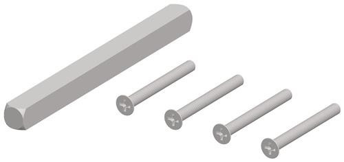 Tecwerk Befestigungsset in Silber - Bild 1