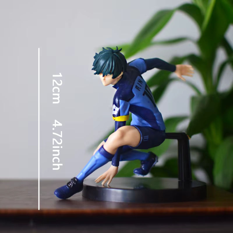 Bandai Rin Itoshi BlueLock Anime-Figur Nr. 10 in Blau, 12 cm Kunststoff-Actionfigur - Bild 2