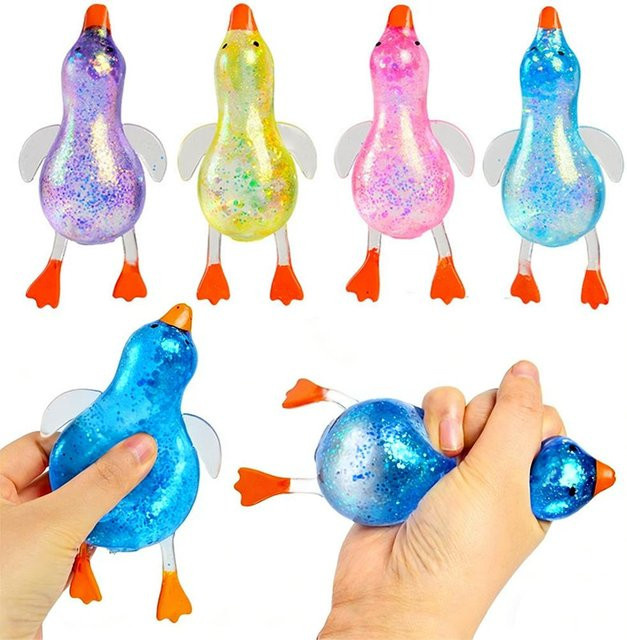 BC Pet Supplies Aurora-Malzzucker-Enten-Quetschspielzeug, TPR Entspannung, Langsamer Rückprall, Stressabbau, Dekompression, Dehnspielzeug - Bild 1