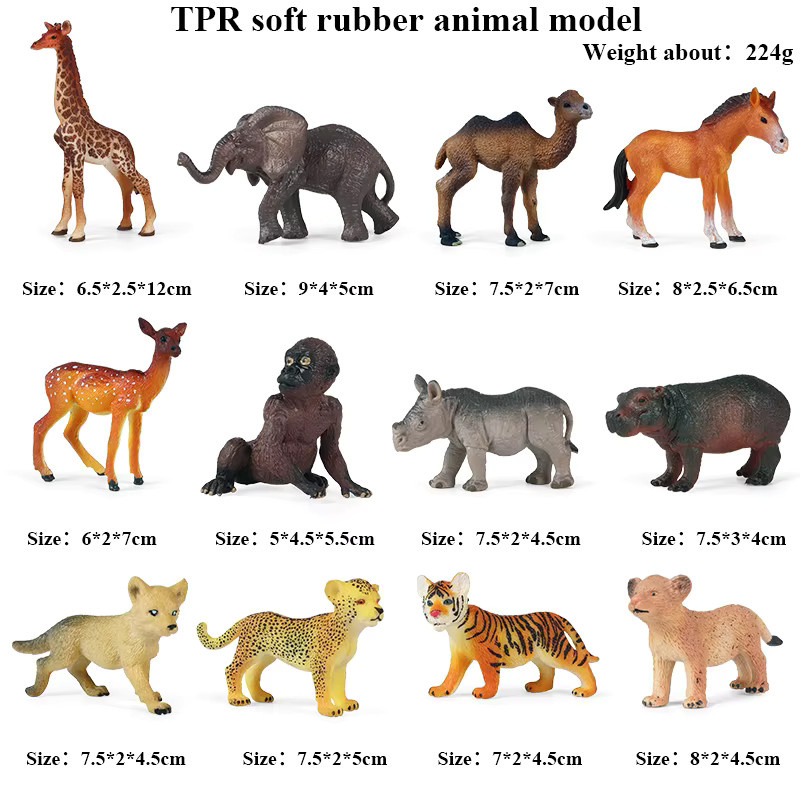 Oenux Afrikanische Wildtiere, Actionfiguren, Bunt / Mehrfarbig - Bild 2