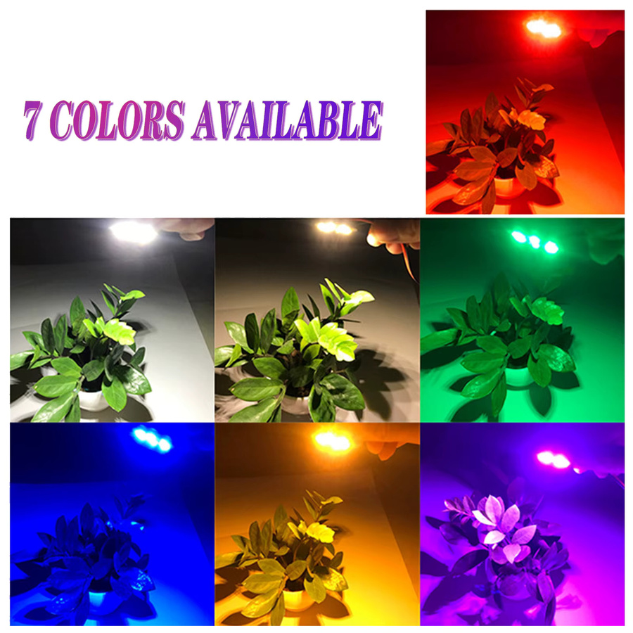 5er Set 3W LED-Chips mit 20 cm Kabel für Oberflächenmontage in verschiedenen Farben - Bild 3