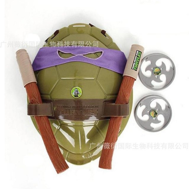 TinyJoy Ninja Turtle Waffen Set, Superheld Cosplay Kostüm, Kunststoffmaterial - Bild 1