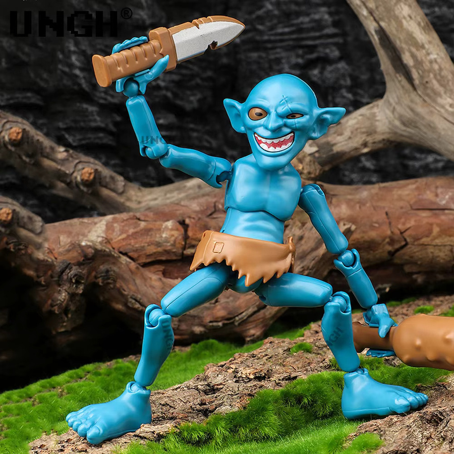 UNGH Fantasy Goblin Multi-Gelenk-Roboter-Elfen-Bausatz, Actionfigur - Bild 2